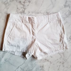 NWT J. Crew White Chino Shorts